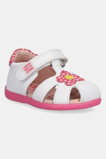 Detské kožené sandále Agatha Ruiz de la Prada biela farba, 252900