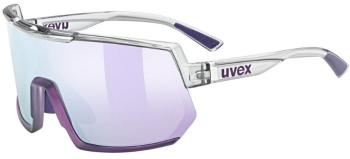 UVEX Sportstyle 235 Clear/Met Purple/Mirror Lavender Športové okuliare