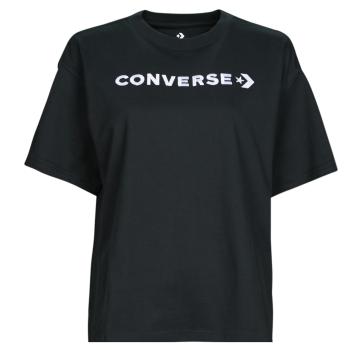 Converse  WORDMARK RELAXED TEE  Tričká s krátkym rukávom Čierna