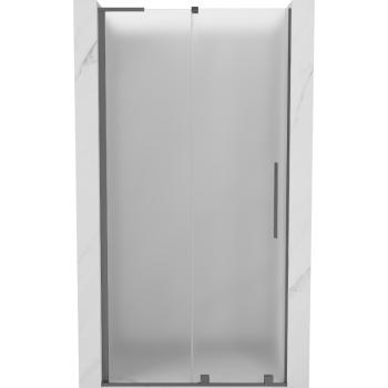 MEXEN/S - Velar L posuvné sprchové dvere 90 cm, dekor, grafit metal 871-090-003-31-95