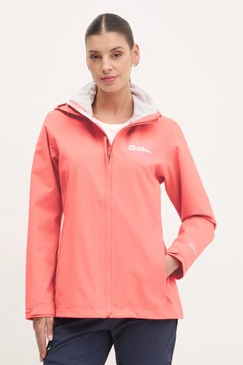 Turistická bunda Jack Wolfskin Trailtime 2L oranžová farba, A63902