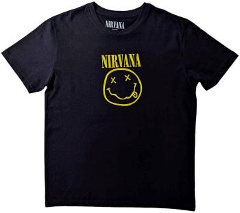 Nirvana Tričko Flower Sniffin Unisex Black M