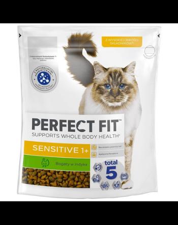 PERFECT FIT Sensitive 1+ hrana pentru pisici cu sistem digestiv sensibil 750 g