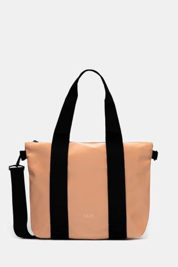 Taška Rains Tote Bag Micro W3 oranžová farba, 14180