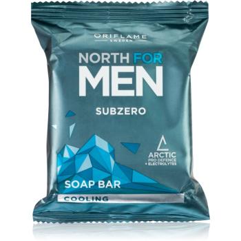 Oriflame North for Men Subzero čistiace tuhé mydlo 100 g