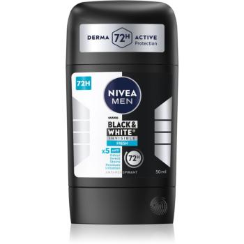 Nivea Men Black & White Invisible Fresh antiperspirant puternic pentru barbati 50 ml