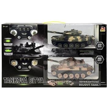 Tank 2 ks na ovládanie s pojazdnými pásmi 27 cm, nabíjacia batéria súčasťou (8590756020480)