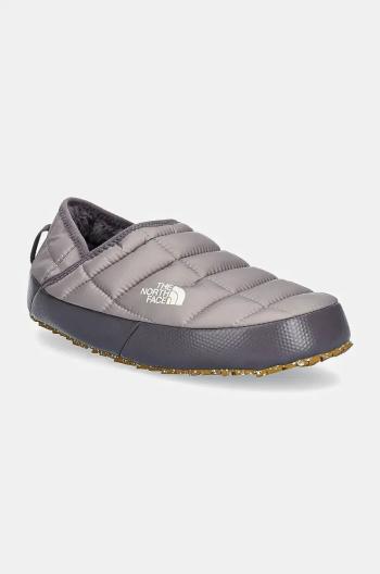 Papuče The North Face Thermoball Traction Mule V šedá farba, NF0A3V1H8ON1