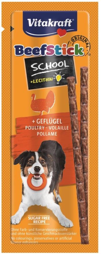 VITAKRAFT Beef Stick School hydinové 10 x 2 g