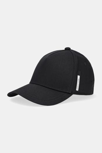 Bavlnená šiltovka Armani Exchange čierna farba, XM001693 AF15502