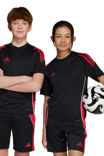 Tričko adidas Performance čierna farba, vzorované, JP2496