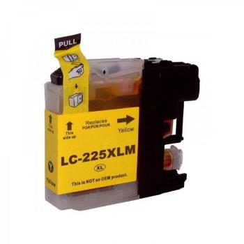 Brother LC-225XL žltá (yellow) kompatibilna cartridge