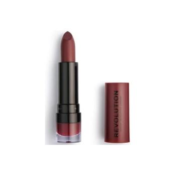 Makeup Revolution  Matte Lipstick - 148 Plum  Líčenie obočia Fialová