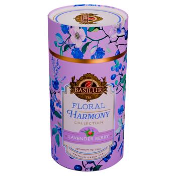 BASILUR Floral harmony lavender berry zelený čaj 75 g