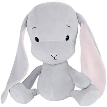 EFFIKI Králik Effik Sivý Ružové uši 35 cm (5901832946373)