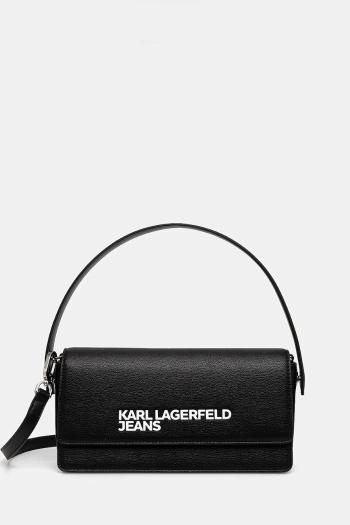 Kabelka Karl Lagerfeld Jeans čierna farba, A2W30250
