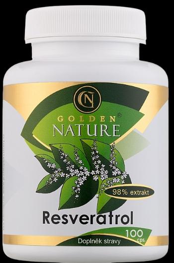 GOLDEN NATURE Resveratrol 98 % 100 kapsúl