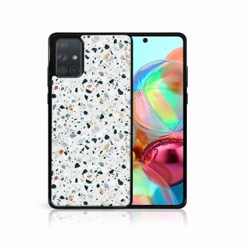 MY ART Ochranný obal Samsung Galaxy A71 -GREY TERRAZZO (163)