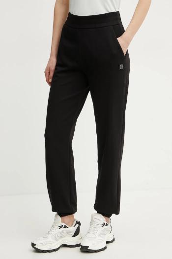 Tepláky Armani Exchange dámske, čierna farba, jednofarebné, XW000089 AF10172