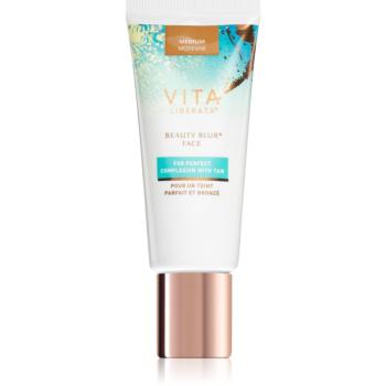 Vita Liberata Beauty Blur Face tónovací samoopaľovací krém pre rozjasnenie a hydratáciu odtieň Medium 30 ml