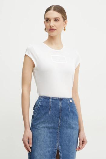 Tričko Elisabetta Franchi dámske, biela farba, MA00451E2