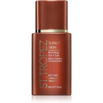 St.Tropez Sunlit Skin Bronzing Tint + Tan tónovací samoopaľovací krém na tvár 1 ks
