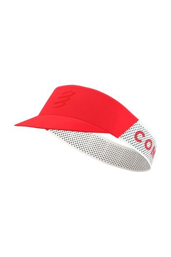 Šilt Compressport Pro Racing Visor červená farba, jednofarebná, XHWU699