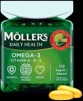 MÖLLERS Omega 3 Double 112 kapsúl