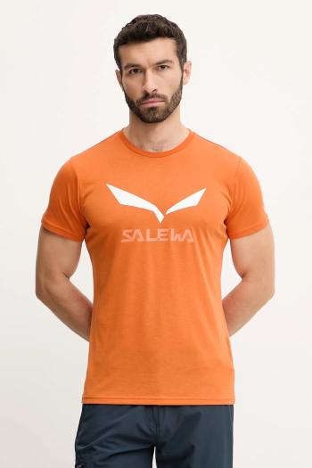 Športové tričko Salewa Solidlogo s potlačou