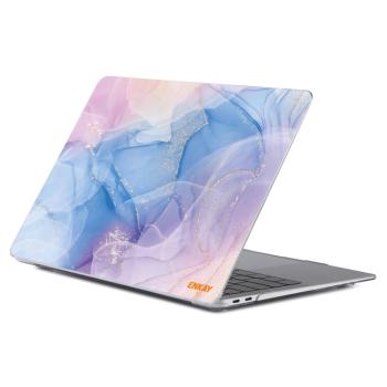 ENKAY MARBLE Puzdro pre MacBook Pro 14" A2442 / A2279 PURPLE