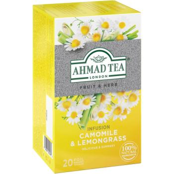 Ahmad Tea Camomile & Lemongrass harmančekový čaj príchuť Camomile & Lemongrass 20x1.5 g