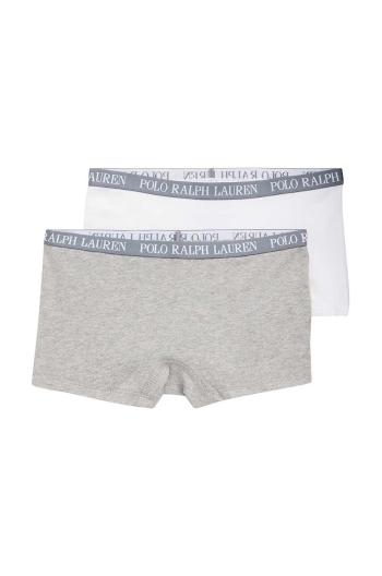 Detské boxerky Polo Ralph Lauren 2-pak šedá farba