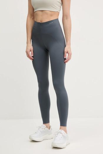 Tréningové legíny Calvin Klein Performance šedá farba, jednofarebné, LVGWS5L606