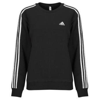 adidas  Essentials 3-Stripes Fleece Sweatshirt  Mikiny Čierna