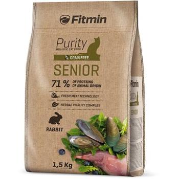 Fitmin Purity Cat Senior s čerstvým králičím pre dospelé a starnúce mačky 1,5 kg (8595237013623)