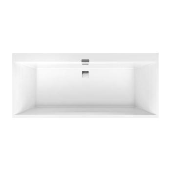 VILLEROY & BOCH - Squaro Edge 12 Vaňa, 180x80x45 cm, Quaryl, biela UBQ180SQE2DV-01