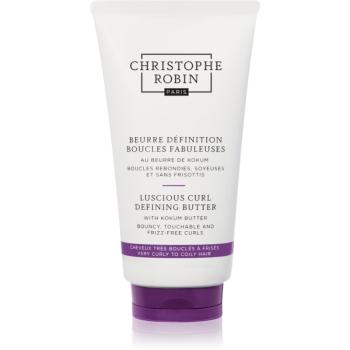 Christophe Robin Luscious Curl Defining Butter with Kokum Butter modelovacie maslo pre vlnité a kučeravé vlasy 150 ml