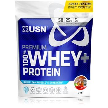 USN 100 % Premium Whey Bag, 2 000 g, lieskový oriešok „wheytella (6009544918714) + ZDARMA Shaker USN