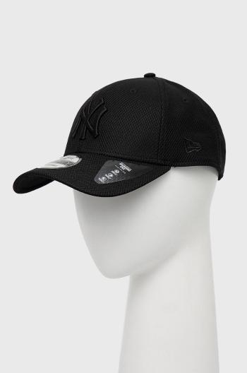 Čiapka New Era 12040560-BLACK, čierna farba, s nášivkou