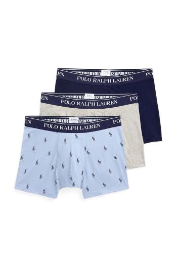 Boxerky Polo Ralph Lauren 3-pak pánske, šedá farba, 714830299