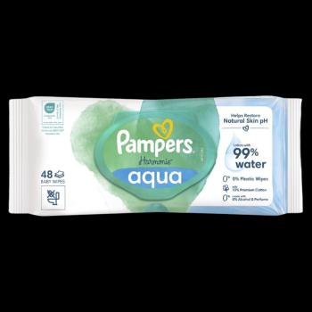 PAMPERS Harmonie Aqua 0 % plastov 48 ks