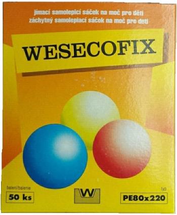 WESECOFIX Vrecko na moč detský PE80x220 samolepiaci 50 ks