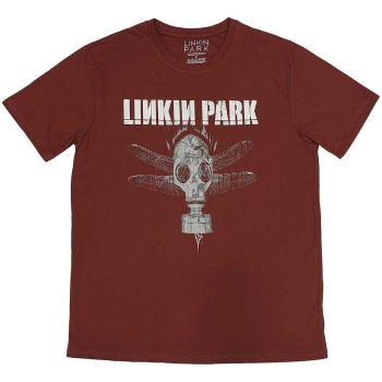 Linkin Park tričko Gas Mask Červená XXL