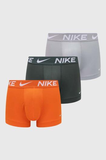 Boxerky Nike 3-pak pánske, oranžová farba, 0000KE1156