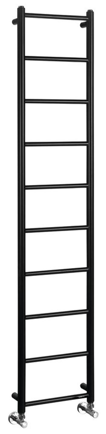 SAPHO - DINA vykurovacie teleso 350x1680, čierna mat IR378TB