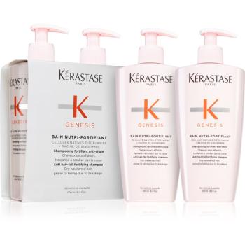 Kérastase Genesis Bain Nutri-Fortifiant posilňujúci šampón pre slabé vlasy s tendenciou vypadávať 2x500 ml