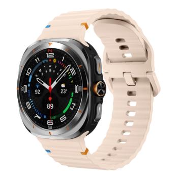 WAVY Silikónový remienok pre Samsung Galaxy Watch Ultra 47mm svetloružový