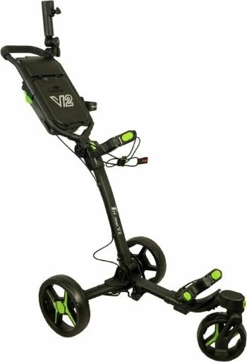 Axglo Tri-360 V2 3-Wheel SET Black/Green Manuálny golfový vozík