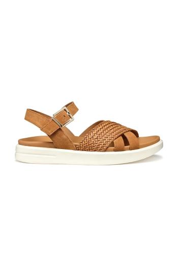 Sandále Geox D XAND 2S dámske, hnedá farba, D55PAB 00022 C6001