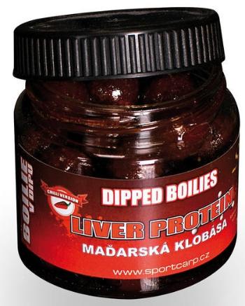 Sportcarp boilies v dipe dipped boilies 200 ml 18 mm-maďarská klobása